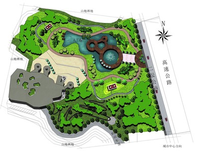 景觀彩平圖|空間|景觀設(shè)計(jì)|LHAI324- 站酷(ZCOOL)